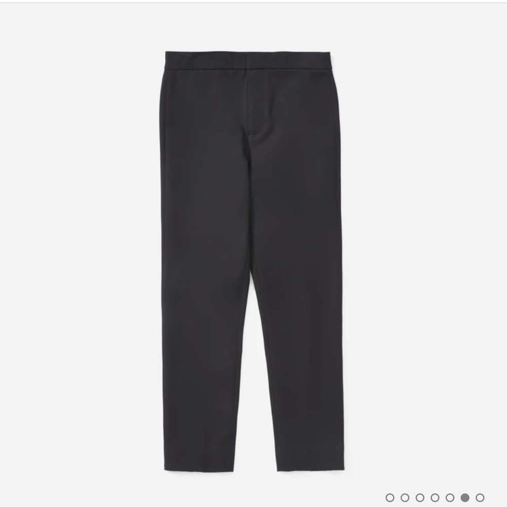 everlane • fixed waist stretch pant (black)